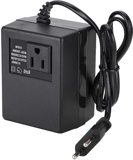 Stekker Adapter 300W, Power Transformer Spanning Converter AC 220V Naar 110V EU AdapterEU (EU Stekker