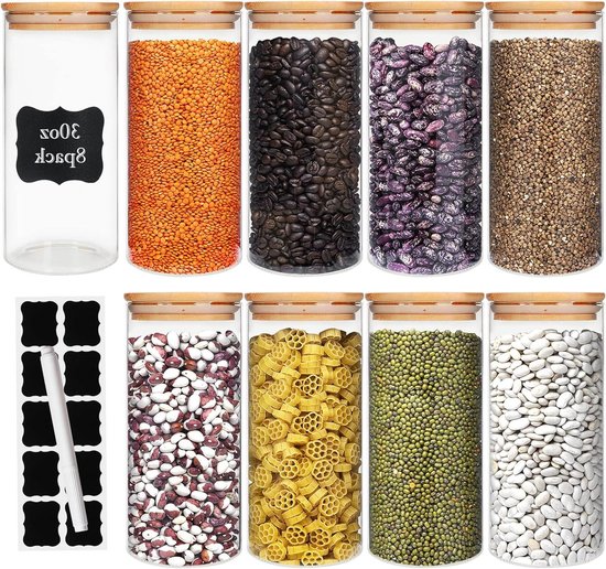 DAFI SeeYoo Set van 5 vacuümcontainers, limoengroen - incl. pomp, vershouddozen met deksel, voedselcontainer, voorraaddozen, bewaardozen set - meal prep dozen