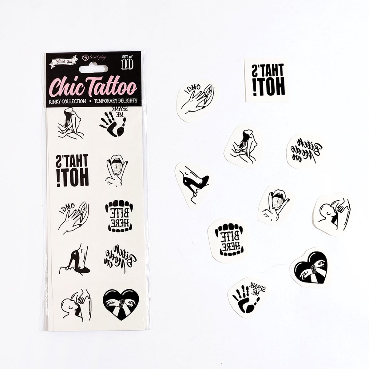 Kinky Chic Temporary Tattoo