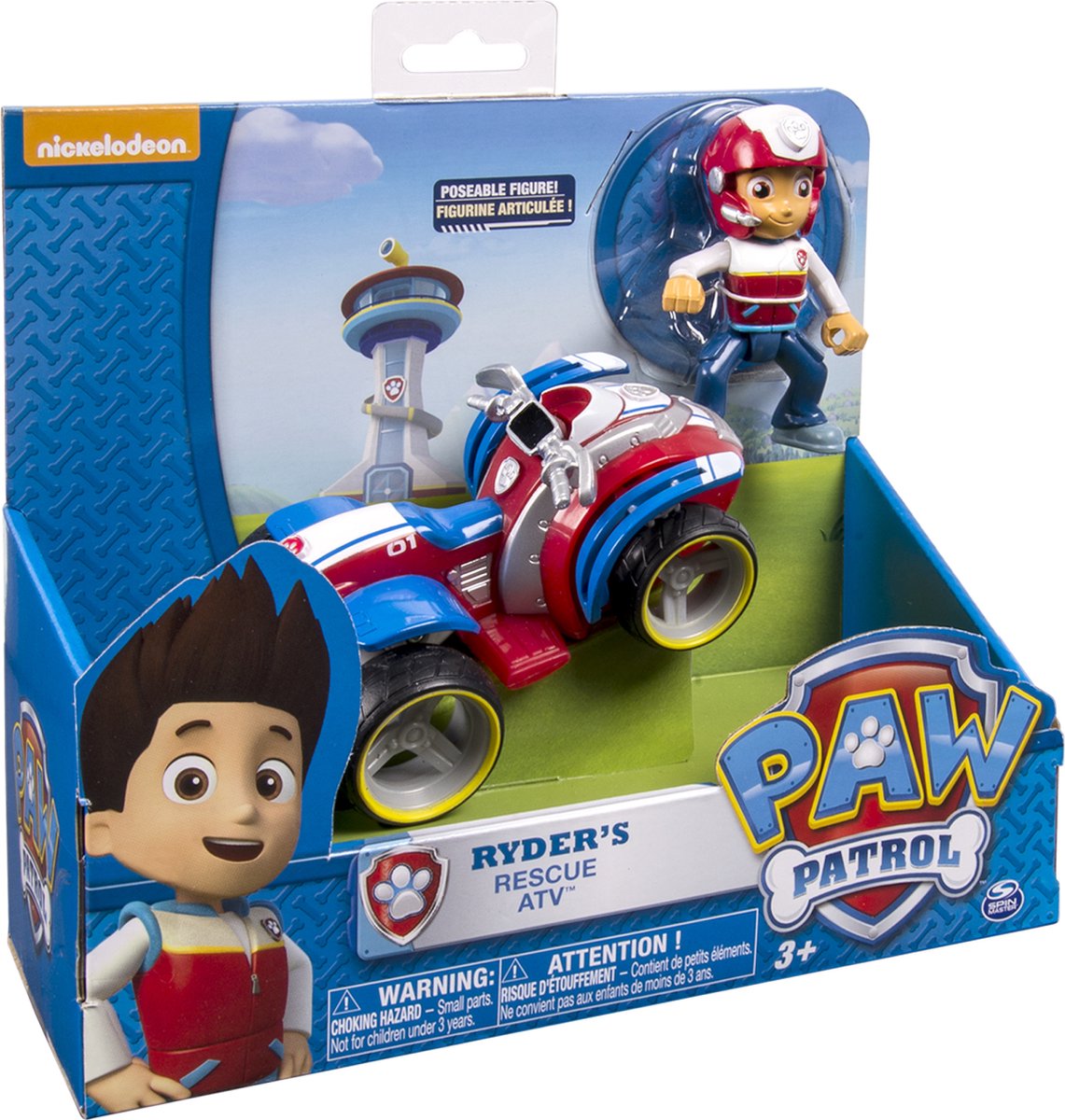 PAW Patrol - Ryder's Rescue ATV - speelgoedauto met speelfiguur — afbeelding 3