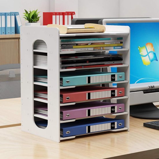 21 cm Bureau-organizer, Pennenhouder voor op het bureau met lade