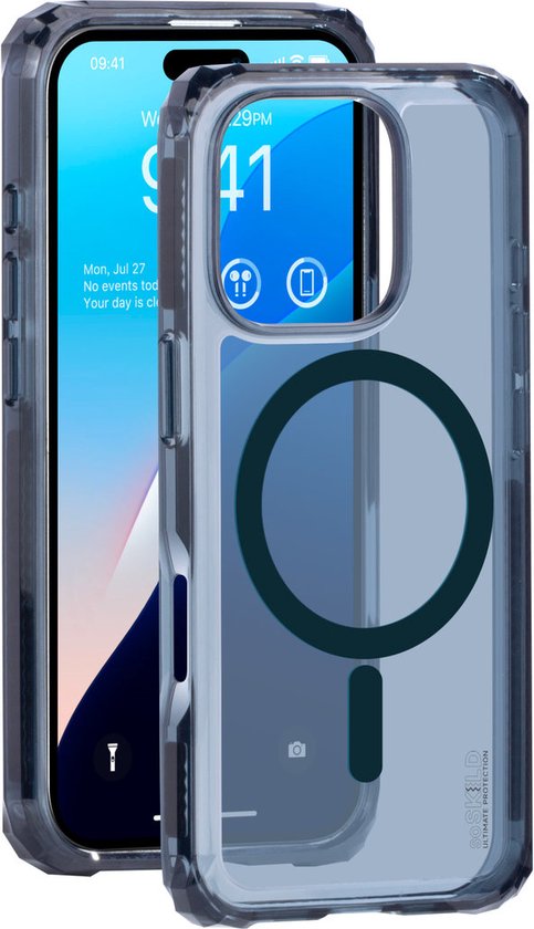 SoSkild iPhone 16 Pro hoesje - Stevig Shockproof Case met Magsafe