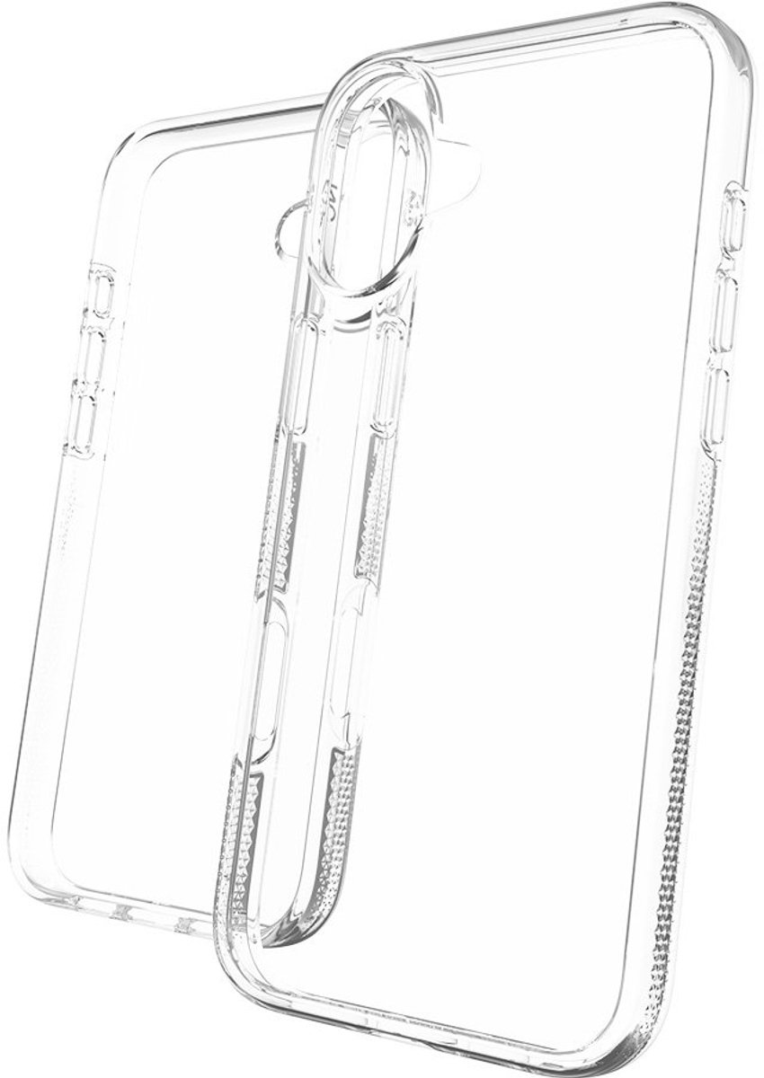 ZAGG - Crystal Palace geschikt voor iPhone 16 Plus Hoesje - transparant