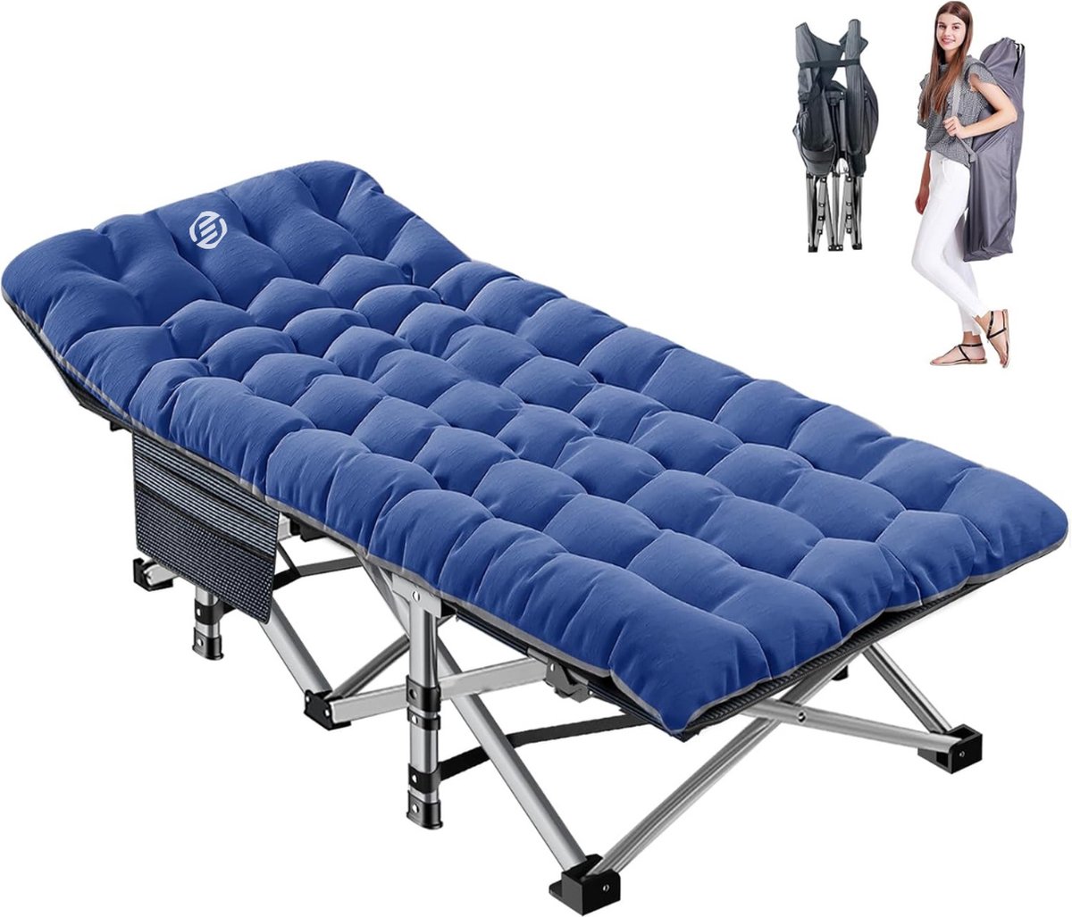 Equivera Veldbed - Kampeerbed - Veldbedden - Veldbed Kamperen - Kampeermatras