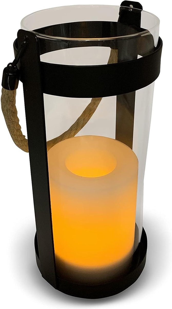 Zaklamp op zonne-energie waterdicht IP44 - Decoratieve buitenverlichting voor terras en balkon - Tuinverlichting - LED - Buitenlamp