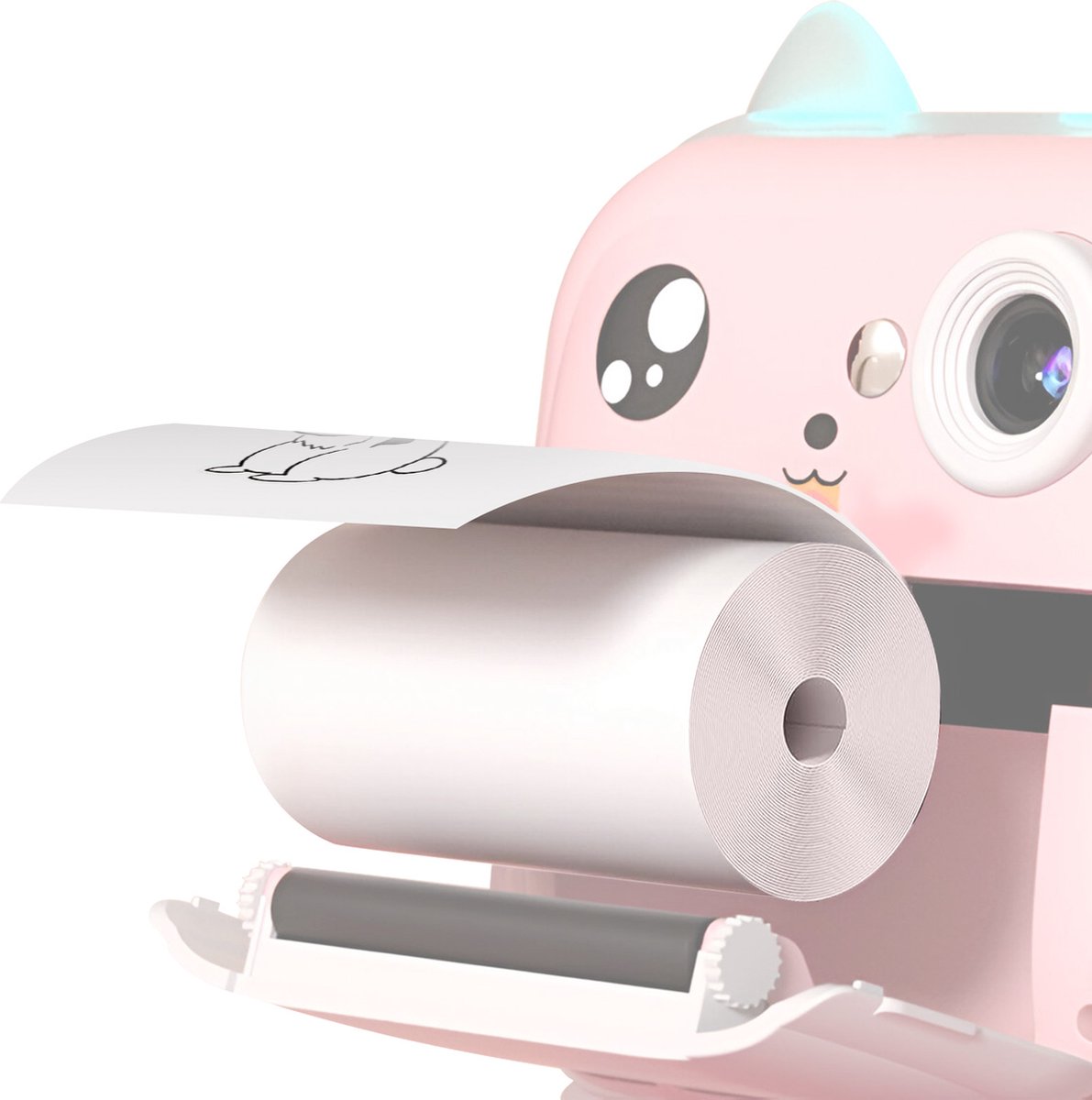 MaXlife, Zelfklevend papier voor kinderfotoprinter Pak van 5 rollen, Wit