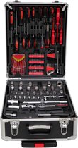 ALDORR Tools - 152 - Delige gereedschapsset in koffer - Toolbox - Gereedschapskoffer Gevuld - Gereedschapskist - Schroevendraaierset - Aluminium - Handgereedschap - Basisgereedschap - Met Momentsleutel Ratel - Cadeau voor mannen - Housewarming Cadeau