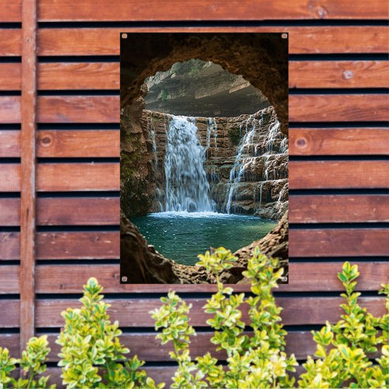 affiches transparentes - Affiches cascade - Posters de jardin Nature - Décoration murale de jardin - Accessoires de jardin pour le mur - Posters affiche de jardin 50x75 cm