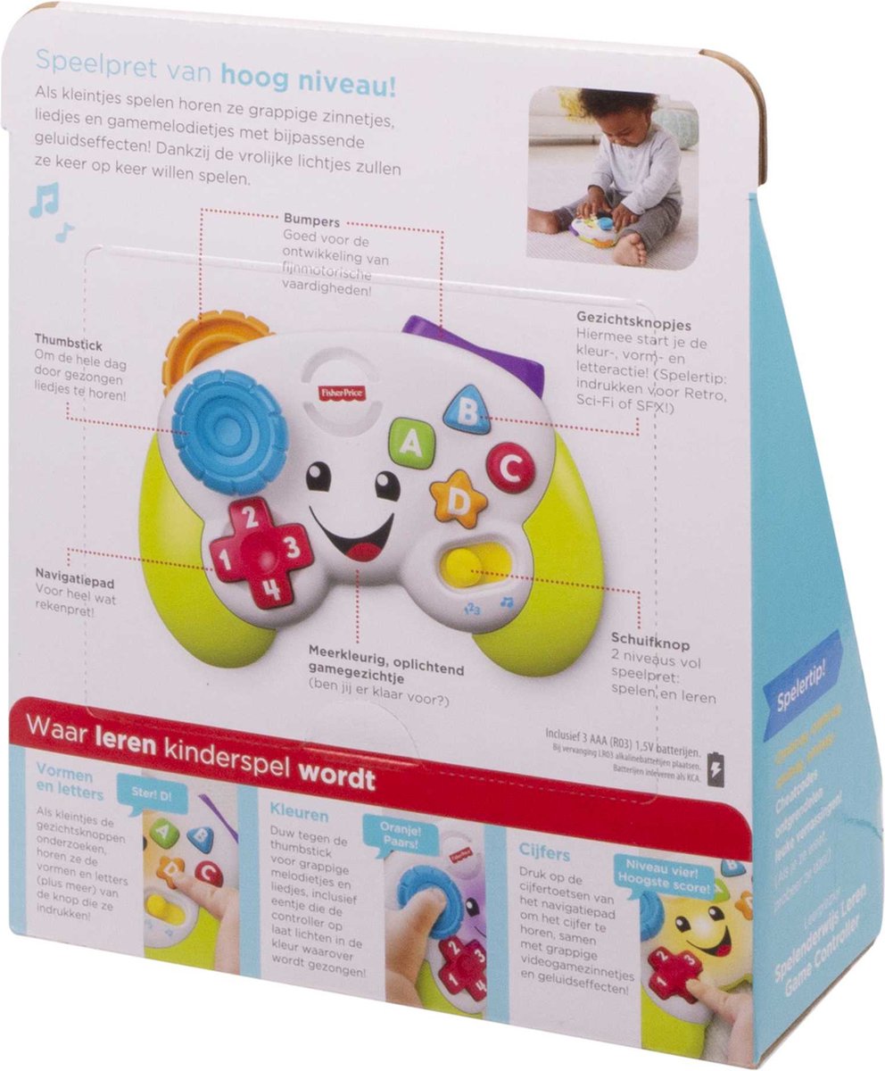 Fisher-Price Leerplezier Spelen en Leren Controller - Muzikaal babyspeelgoed met lichtjes — afbeelding 8
