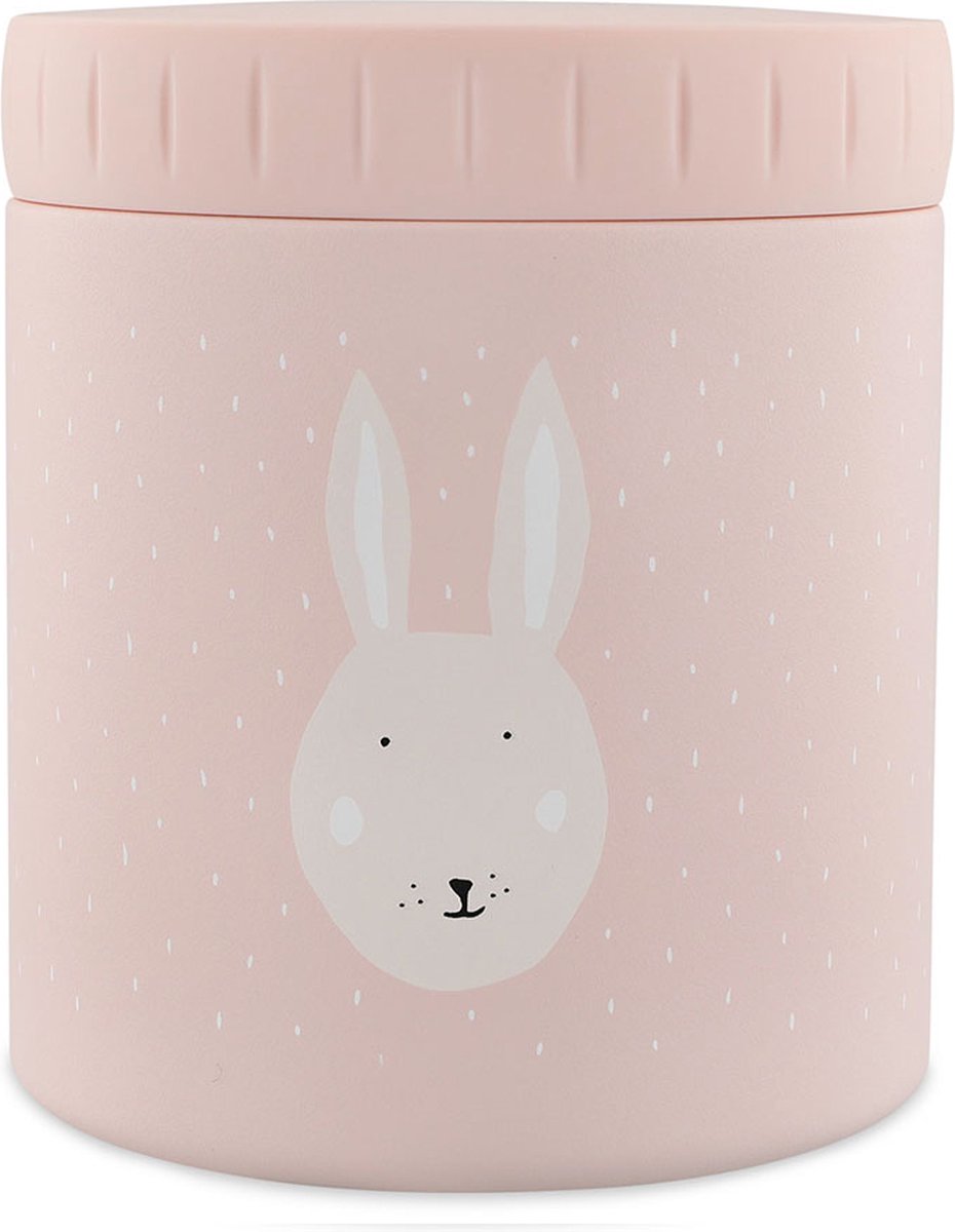 Trixie Thermos container Mrs. Rabbit Thermo lunchpot voor kinderen 500 ML RVS Lunchbox Roze