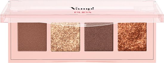 PUPA Milano Vamp! 4 Oogschaduw Palette 002 Gold Bronze - 5,2 gr