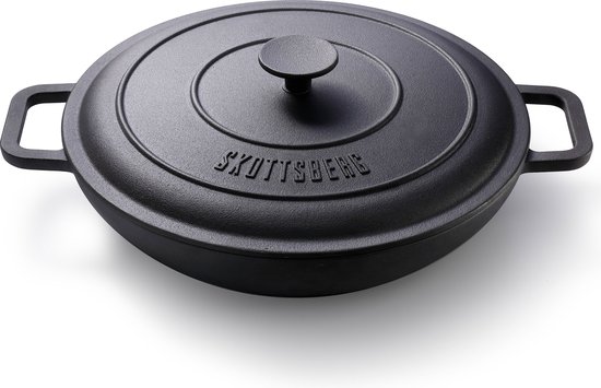 Skottsberg - Cast Iron - Hapjespan - Gietijzer - Inductie - ø 31,5 cm - Gietijzeren pan - Alle warmtebronnen