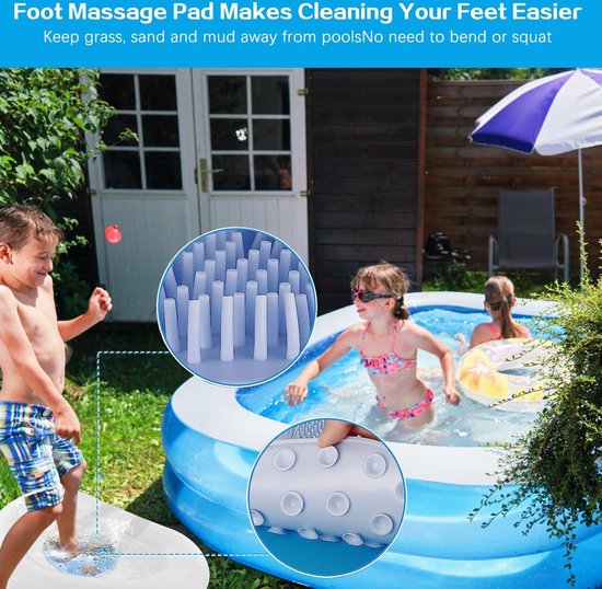 Hot Tub Mat Antislip 188x182 cm voor Opblaasbare Spa en Zwembad