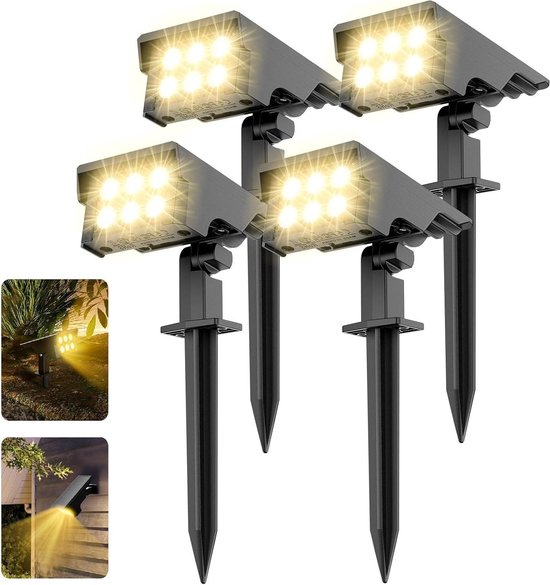 Philips LED-zonne-wandlamp Jivix, set van 2