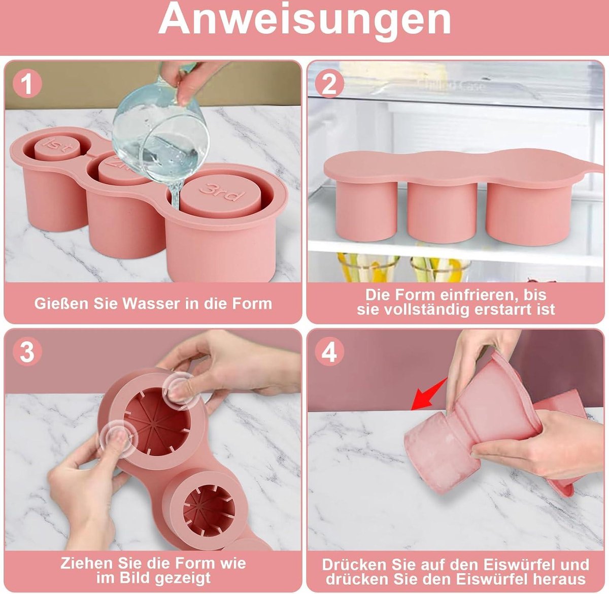 IJsblokjesvorm met 66 vakken, ice cube tray,ijsblokjesvorm,ice cube maker,ice cube mold,met deksel, ijsblokjes bak, BPA-vrije ijsblokjeshouder, voor bier, cocktails en whisky
