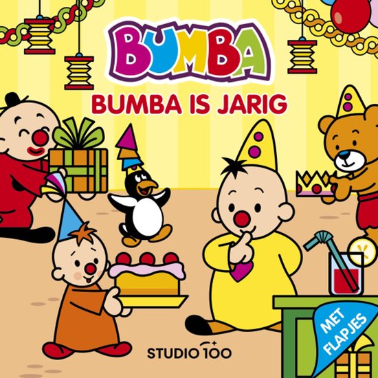 Bumba - Kartonboek met Flapjes - Bumba is Jarig