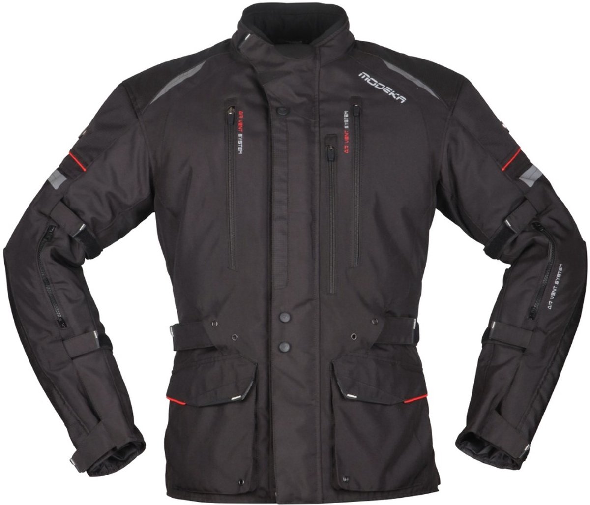 Modeka Motorrad Jacke Striker II 083892 Schwarz-3XL