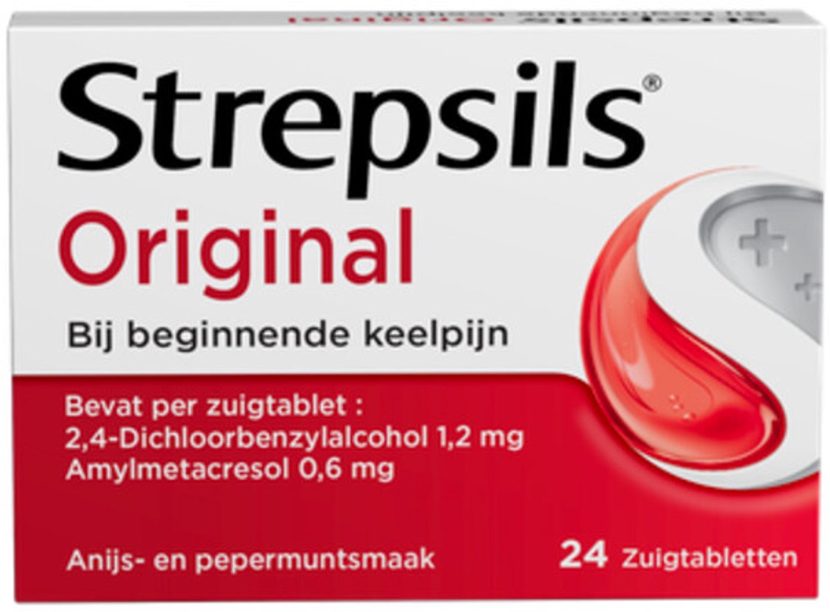 Goedkoopste Strepsils Original - 3 x 24 zuigtabletten