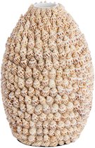 Light & Living - Vaas SHELL - Ø19x28.5cm - Bruin