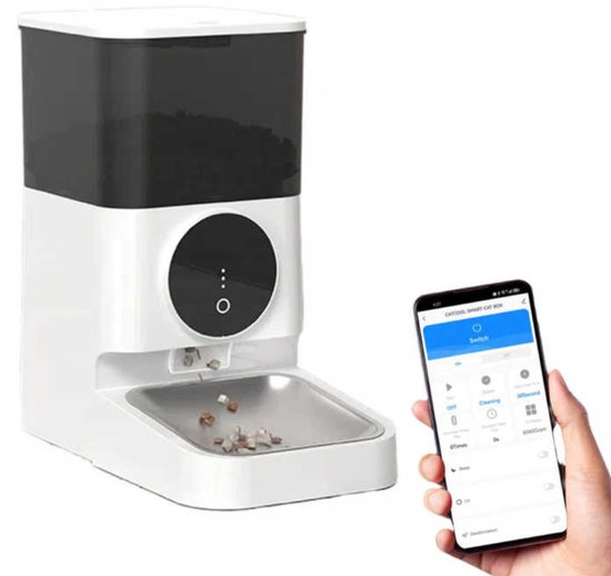 Automatische Voerautomaat voor Katten & Kleine Honden - 4L - Automatische - €59,95