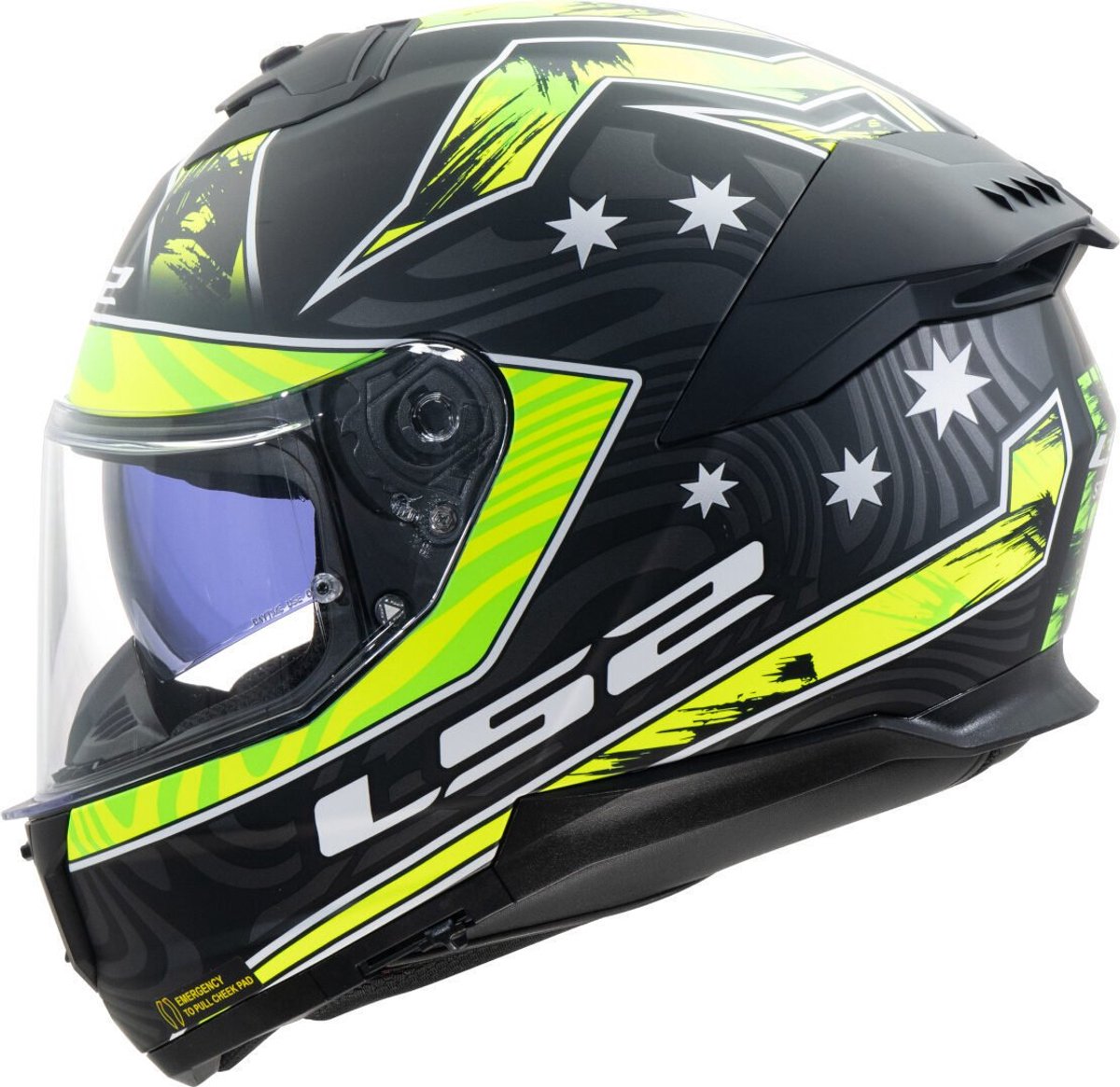 Ls2 Ff808 Stream Ii Galdam Integraalhelm Zwart S