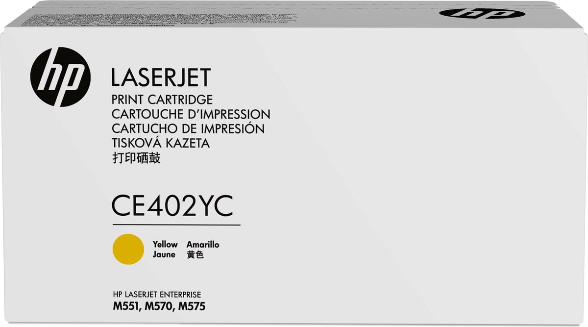 HP 507Y Yellow Opt Contr LJ Toner Crtg Origineel Geel 1 stuk(s)