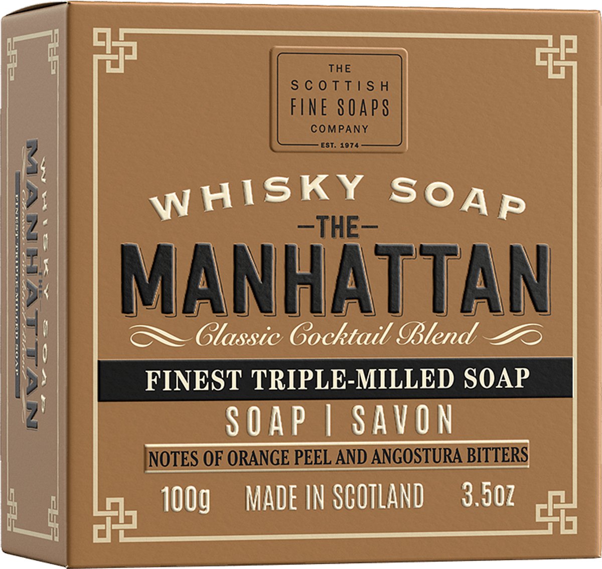 Whisky soap (in karton) The Manhattan 100g