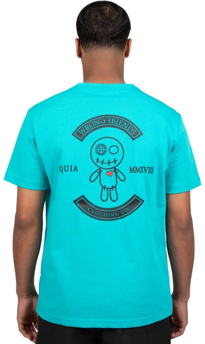 VERONA T-SHIRT - TURQUOISE S