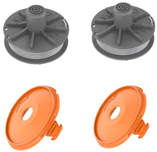 Vervangende spoel en dop set voor Gardena trimmers ABS nylon, passend op EasyCut, ComfortCut, PowerCut modellen