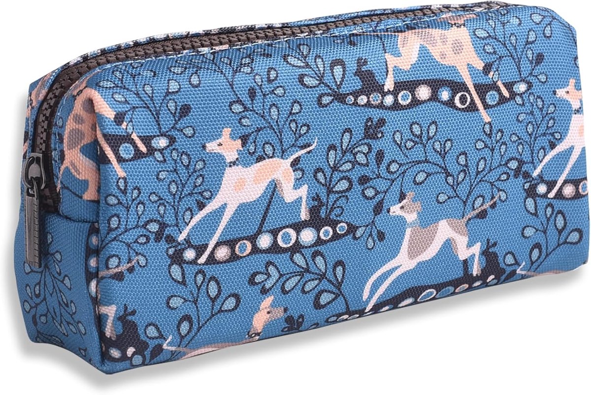 Ibenzoa® Ruime Opbergtas met Vrolijke Hond Motief - Perfect voor Dagelijks Gebruik en Reizen