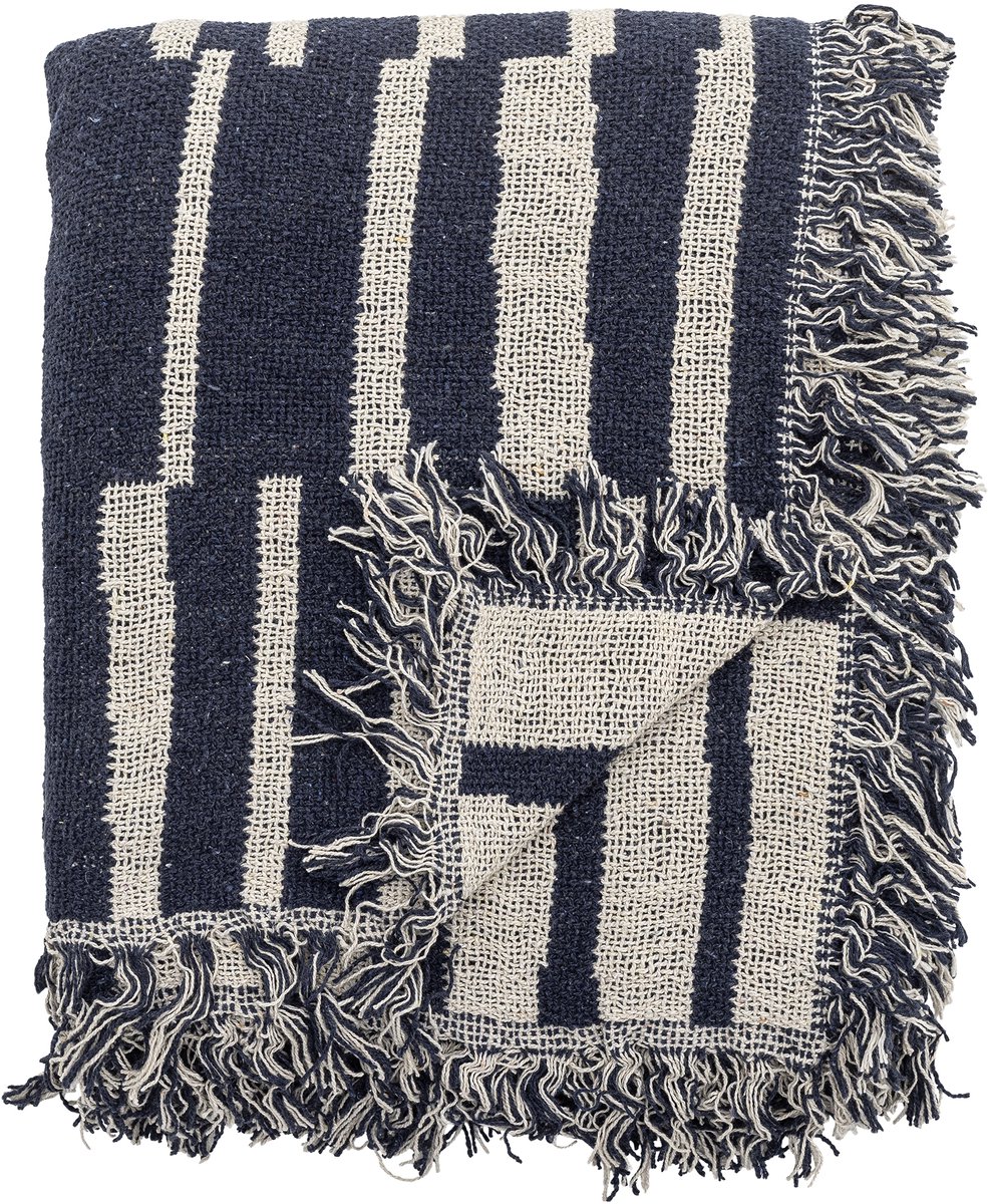 Frankie Plaid - Blauw - Gerecycled Katoen