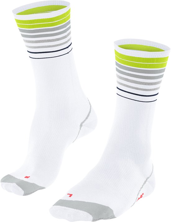 FALKE BC Impulse Reflect chaussettes de vélo unisexes - blanc (blanc) - Taille: 37-38