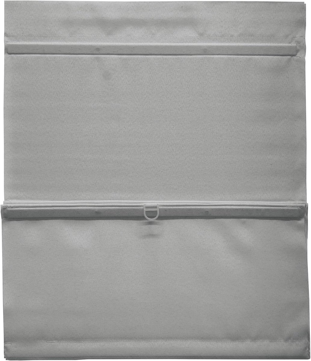 Ibenzoa® Duurzame Polyester Vouwgordijnen - 90 x 140 cm - Zwart-Grijze Variatie - Eenvoudige Montage