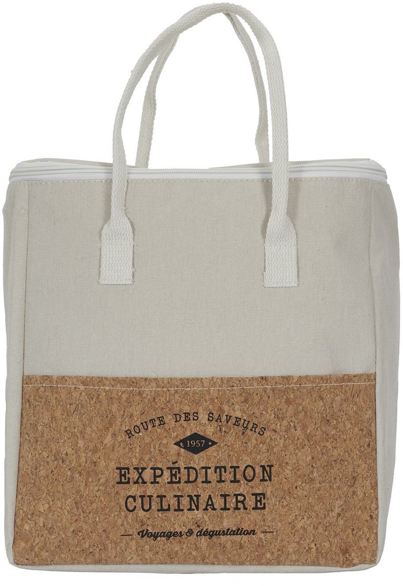 Cook Concept Koeltas Miami - voor lunch en drankjes - 17 liter inhoud - 30 x 28 x 28 cm - Draagband - wit