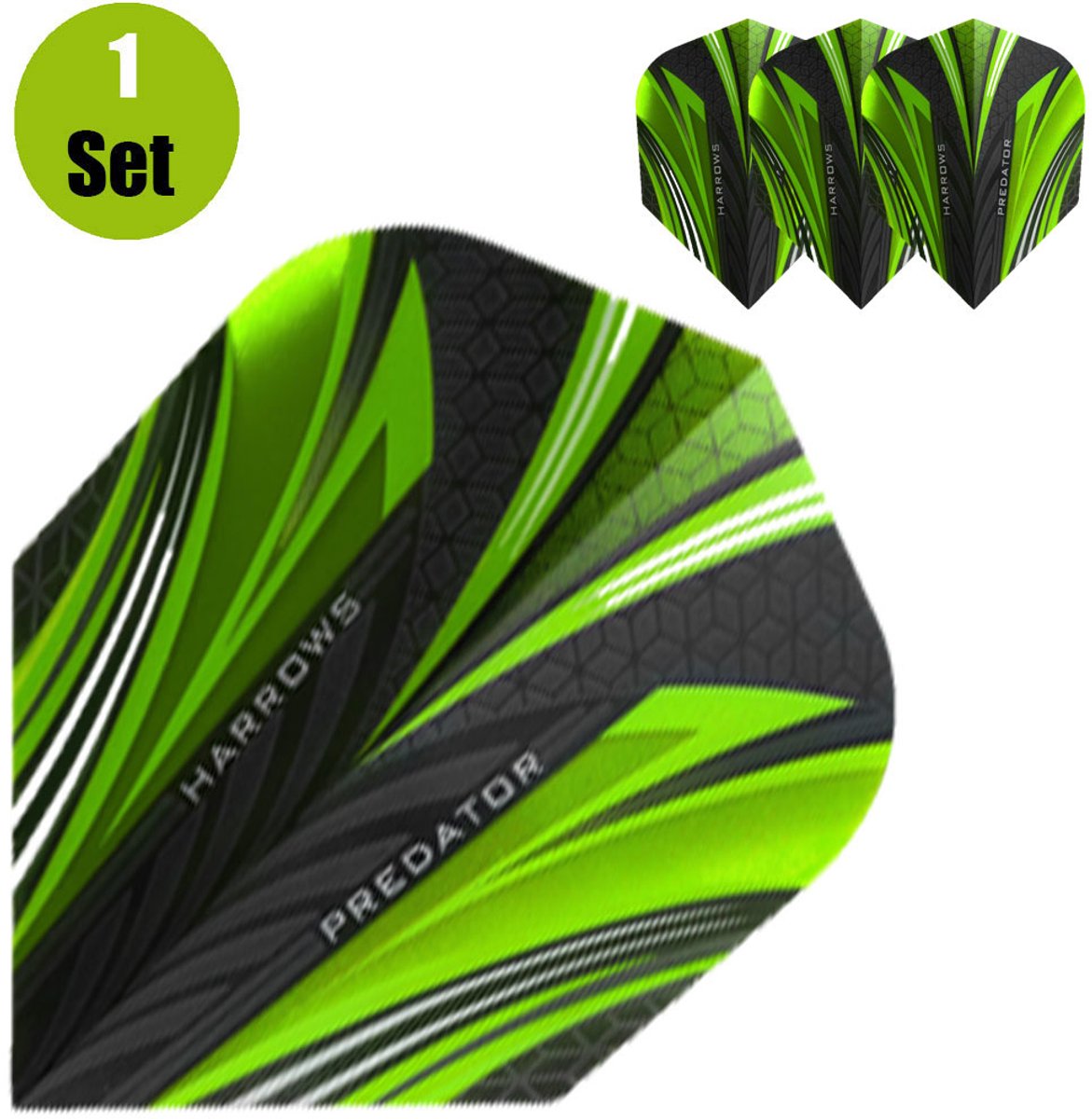 Harrows Predator Dartflights - Groen