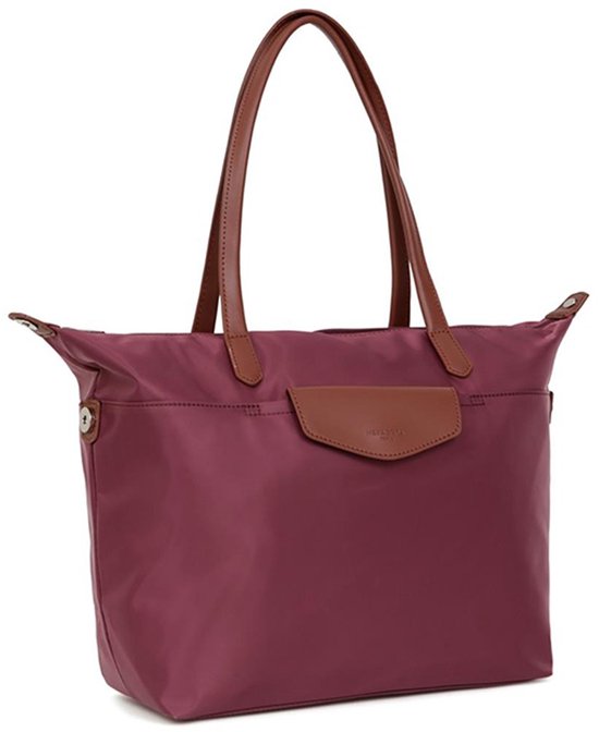 Sac cabas Hexagona Pop M Cassis bol