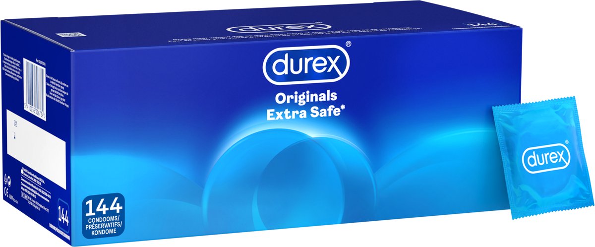 Durex Condooms Extra Safe 144st - 2 Stuks - Voordeelverpakking