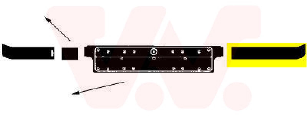 Van Wezel - BUMPERLIJST VOOR BMW 3 E36 1990-2000 51118146077