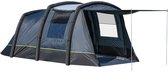 Campout Opblaasbare Tunneltent - 455 x 270 cm - 4 persoons Familietent - Verduisterde Slaapruimtes - TPU-tubes - Waterproof Tent - Ventilatieopeningen - 2 Slaapruimtes - Inclusief Pomp en Grondzeil