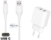 Chargeur OneOne 2A + câble USB C robuste de 0. Adaptateur de chargeur universel compatible avec Samsung Galaxy A02s, A03s, A04, A05s, A13, A23, A52s, A21s, F06, Galaxy Note 7, Note 8, Note 9, F41, M33, M23, Quantum