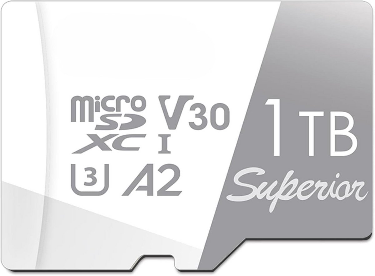 1TB Micro SD - Inclusief Adapter - Hoge Snelheid