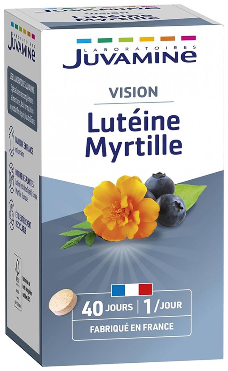 Goedkoopste Juvamine Eye Health Bosbes Luteïne 40 Tabletten