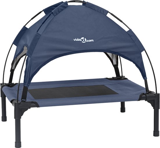 Veldbed met luifel voor Hond Zolia Camper Plus