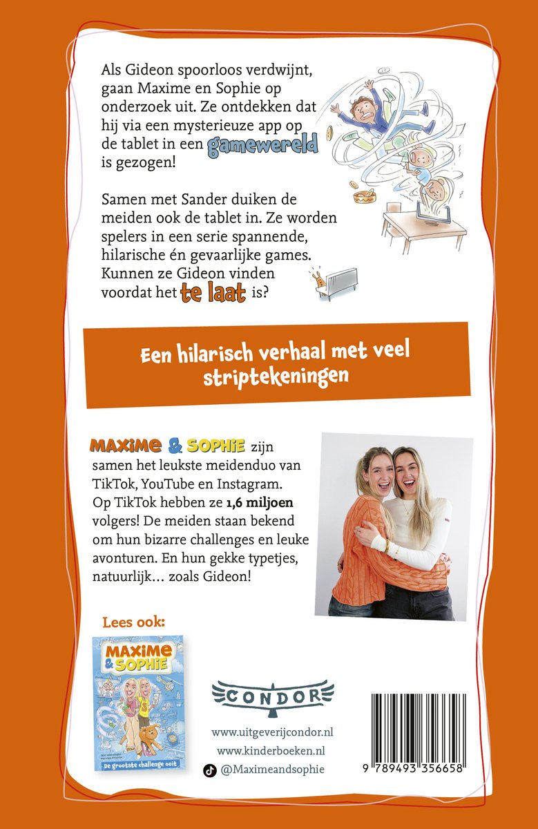 Maxime & Sophie - De verboden game - back cover