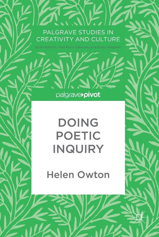 Palgrave Studies in Creativity and Culture- Doing Poetic Inq ... - cover