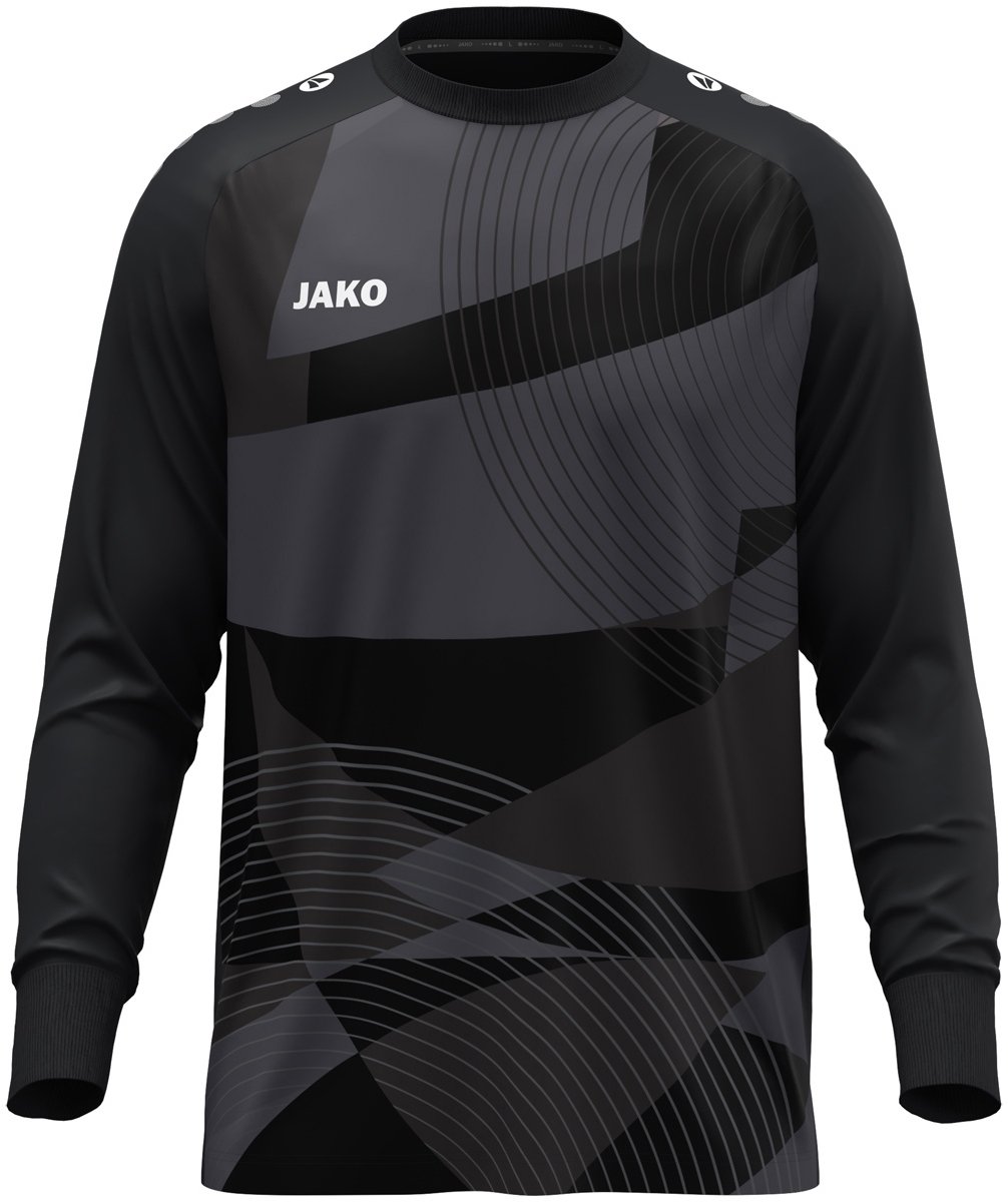 Jako River Keepershirt Lange Mouw Heren - Zwart | Maat: XXL