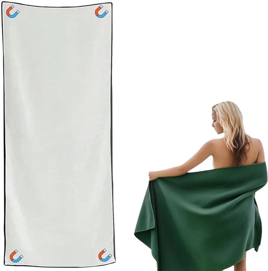 Serviette De Camping Magnétique - Séchage Rapide, Résistante Décoloration, 76x152 Cm, Pour Plage, Sport, Randonnée, Voyage