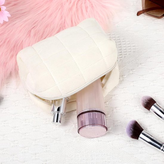 Make-Up / Toilettas - Zwart | PU Leder | 17 x 10 x 8 cm - Fashion Favorite
