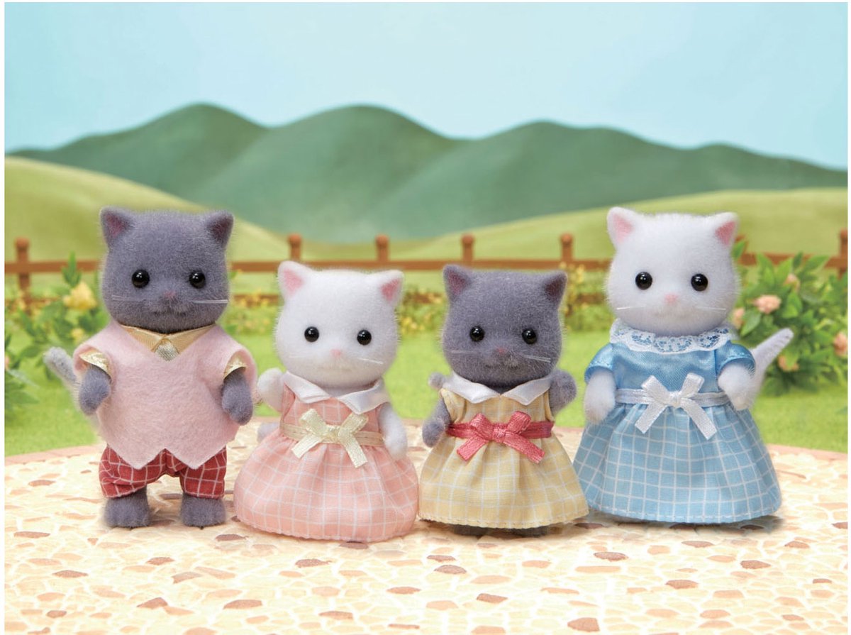 Sylvanian Families 5455 familie kat — cadeau in Spellen & Speelgoed - foto 2