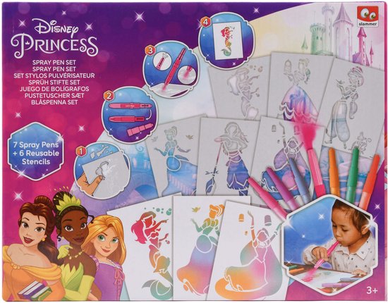 Disney princess spray pen set - blaasstiften set